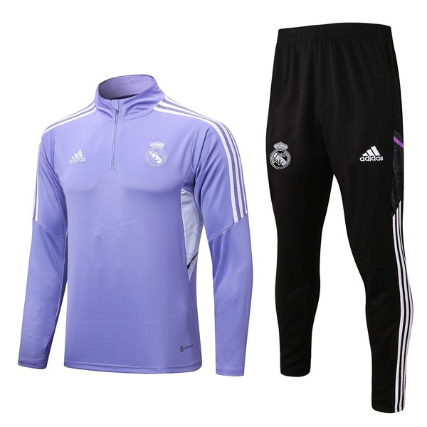 Sudadera De Training Real Madrid 2022 2023 Purpura Negro